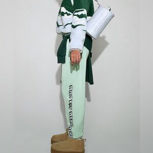 VS PINK CAMPUS FLEECE SWEATPANTS. “Wish you were here”